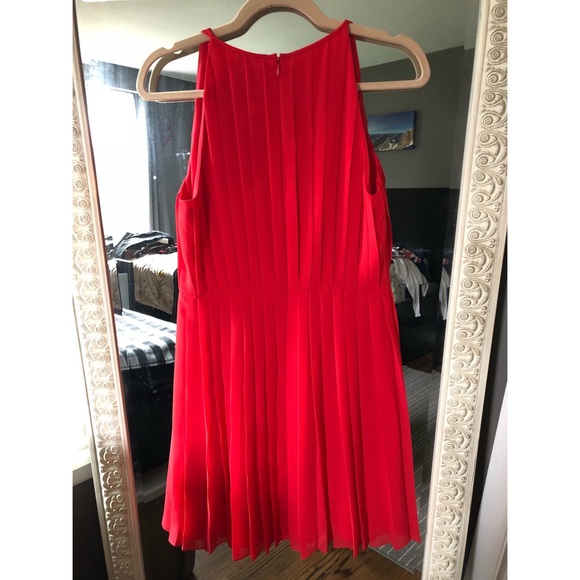 J. Crew Pleated Chiffon Dress - Picture 3 of 5